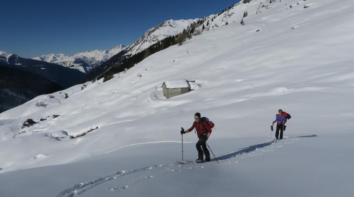 Randonnée à ski vers le Ruitor