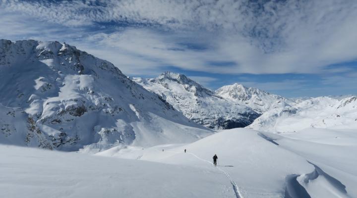 Randonnée à ski vers St Foy