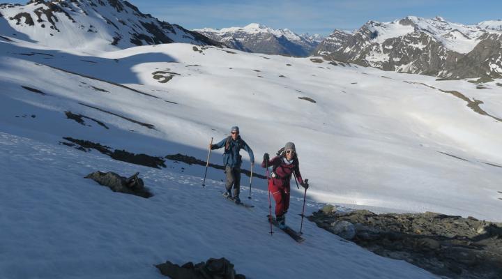 En montant vers la pointe de l'Ouille noire