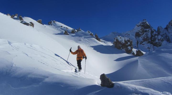 Belle journée de hors piste rando sur le secteur du col du Palet