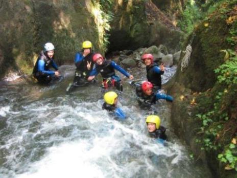 Canyonig avec les guides des Arcs