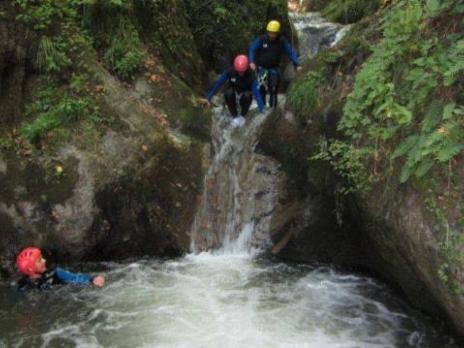 Canyoning aux Arcs avec les guides des Arcs