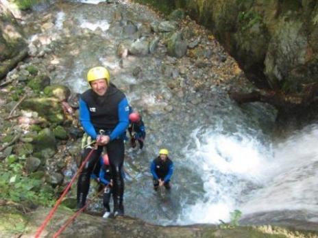 Canyoning aux Arcs avec les guides des Arcs