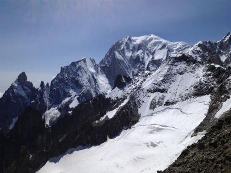 randonnée sur glacier avec les guides des Arcs