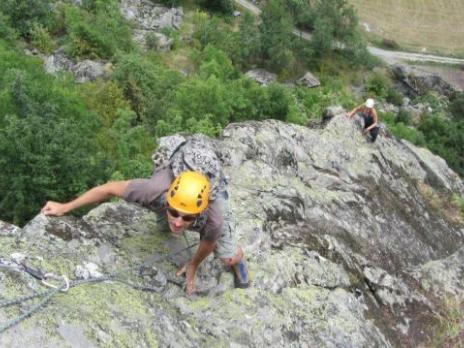 Escalade de l'Arête des Amis avec les guides des Arcs - Vanoise