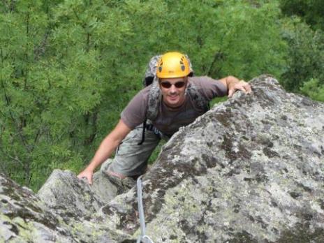 Escalade aux Arcs - 2éme longueuer de l'Atête des Amis 