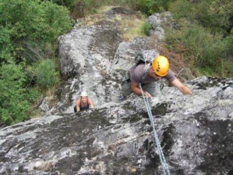 Escalade de l'Arête des Amis avec les guides des Arcs