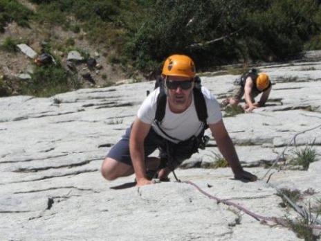 Escalade à séloge voie Primoulette - Savoie