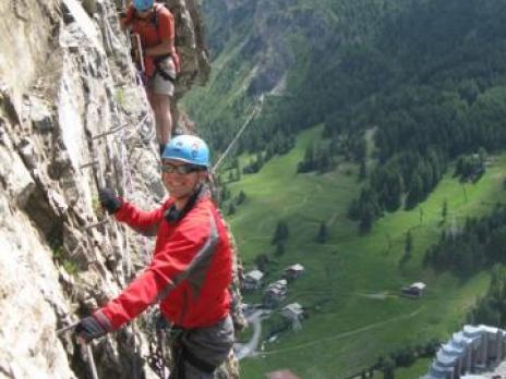 Via ferrata de val d'isère la traversée