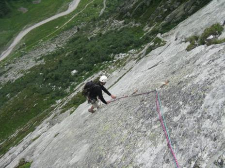 escalade à la grande falaise de seloge