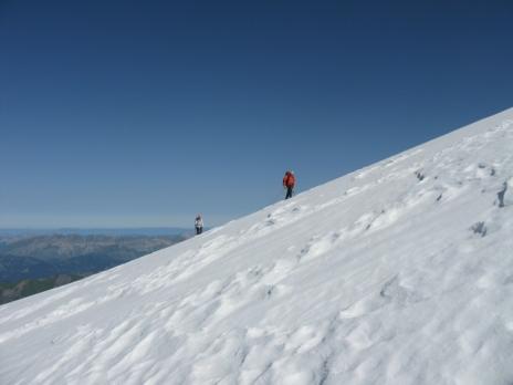 arrivée au dôme de Glaciers