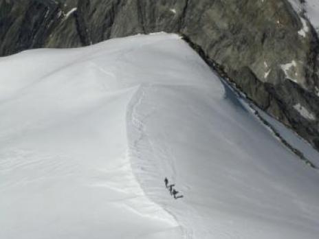 Sous le dôme des Glaciers