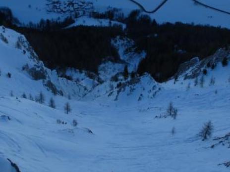 vue plongeante sur la Vallée de Peisey