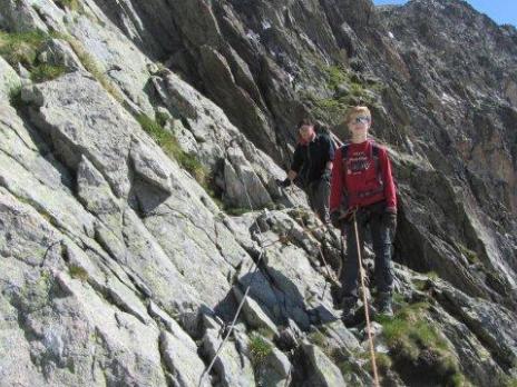 escalade pour le col du Tondu