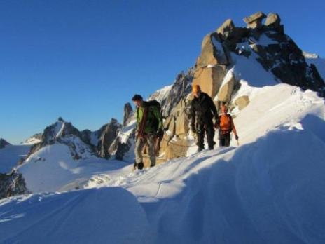 Arête de Midi Plan - Alpinisme guides des Arcs