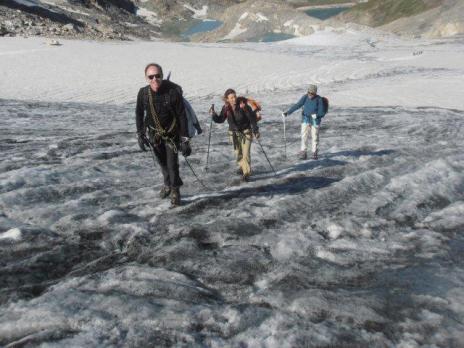 Randonnée sur le glacier de Rhême Golette - Vanoise