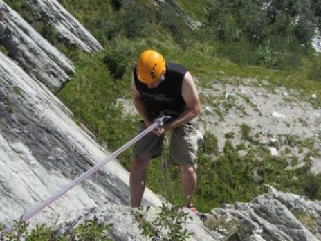 Escalade Séloge descente en rappel 