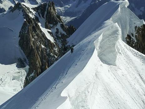 Arête neigeuse finale.
