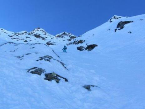 Ski hors pistes aux Arcs  avec les guides de hautes montagne