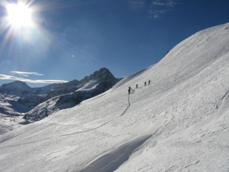 randonnée à ski les arcs