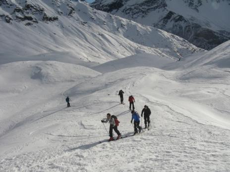randonnée à ski les arcs