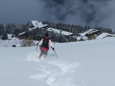 Ski hors piste aux Arcs - Vanoise