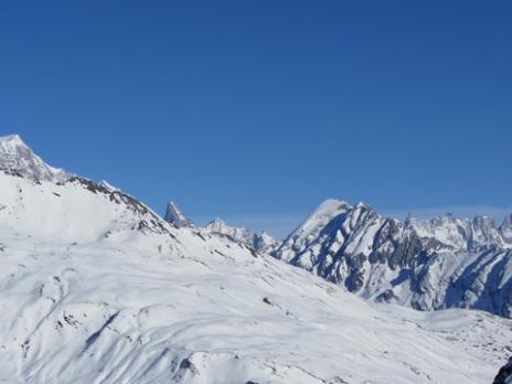 Le Mont Blanc depuis le sommet du Roc Noir