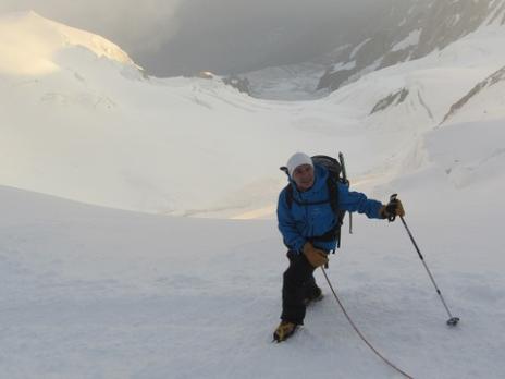 Descente de l'arête des Bosses - guides des Arcs