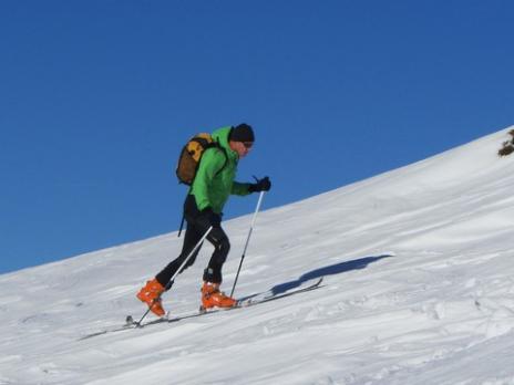 Montée avec Noël  au Roc Noir. Photo: philippe Deslandes