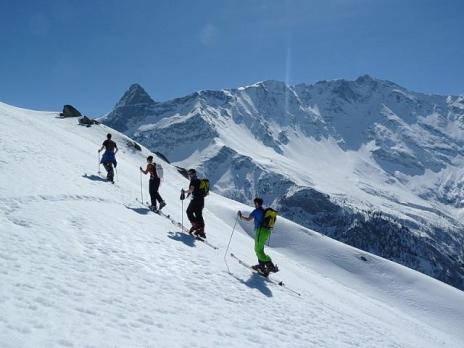 Montée à la crête des lanchettes.