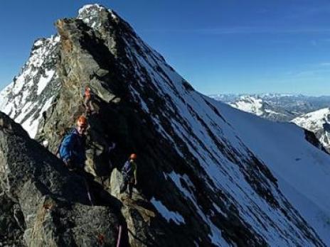 à l'approche du grand gendarme, le sommet n'est plus loin.