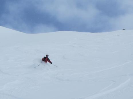 Face nord de Bellecote La Plagne