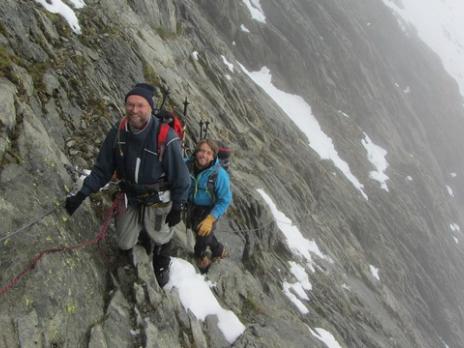 le mont Tondu, passage du col