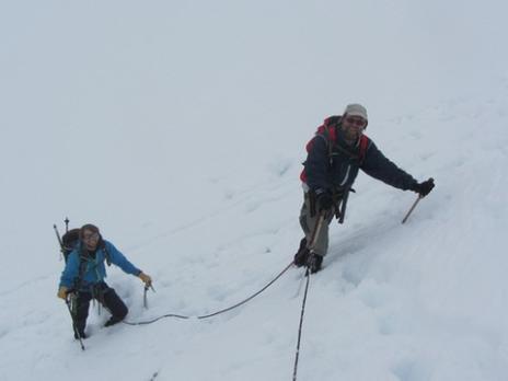 le glacier du Tondu massif du Mont Blanc
