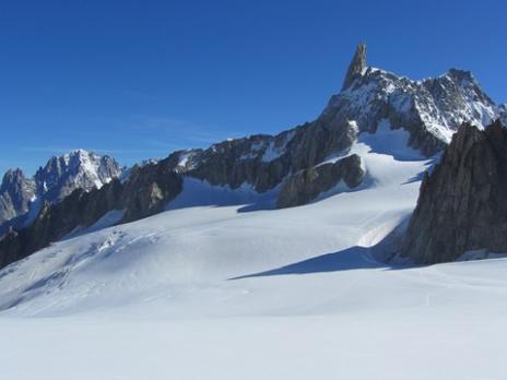 Vallée Blanche - la Dent du Geant - guides des Arcs