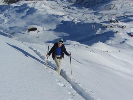 Les Arcs montée à l'Aiguille Grive