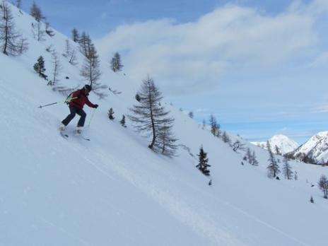 Ski hors piste à Sainte Foy Tarentaise