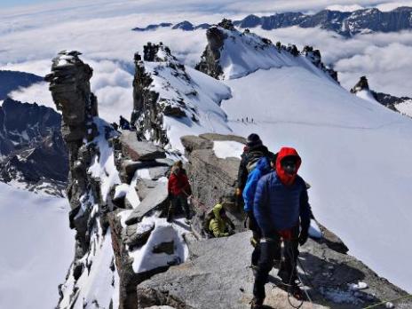 Sur l’arête terminale