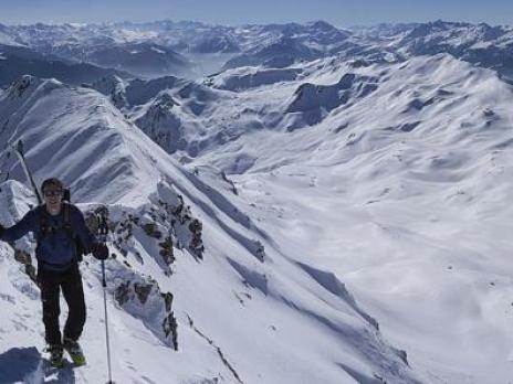 L'arête sommitale du cret du Rey