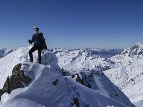 L'arête sommitale du cret du Rey