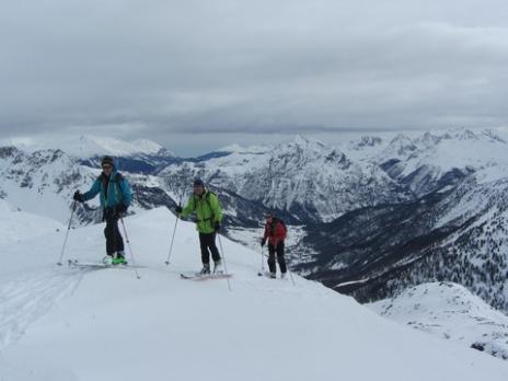 ski de randonnée Crête de Baude - Névache