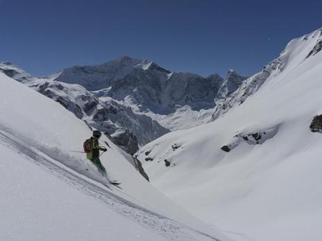 Descente vers le refuge de Plaisance