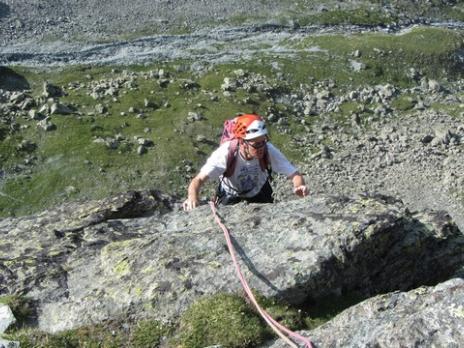 Escalade face sud du Mont Pourri voie Rêve d'océan