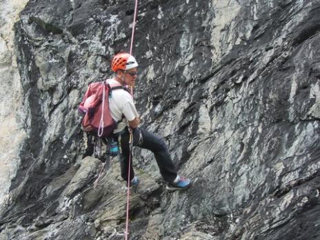 Escalade face sud du Mont Pourri voie Rêve d'océan