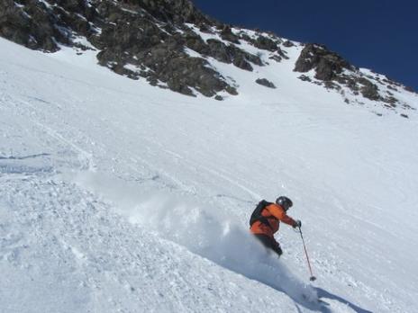 ski hors piste aux Arcs avec les guides des Arcs