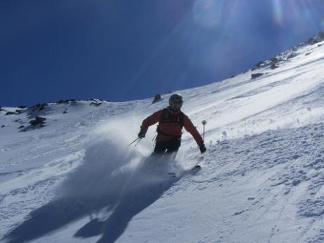 ski hors piste aux Arcs Combe des Lanchettes
