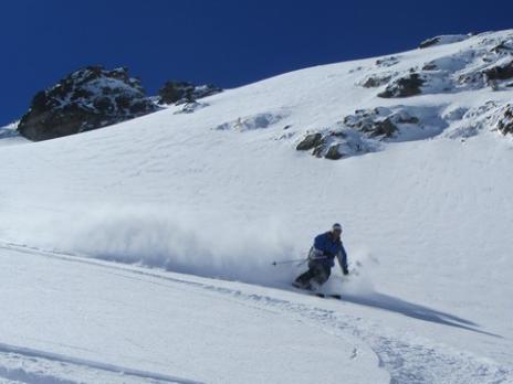 ski hors piste aux Arcs Bureau des guides des Arcs