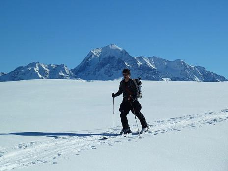 Sur le plateau sommital du dôme de Vaugel.