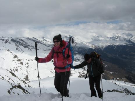 En arriant au sommet