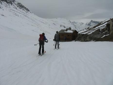 En arrivant au refuge de la Femma
